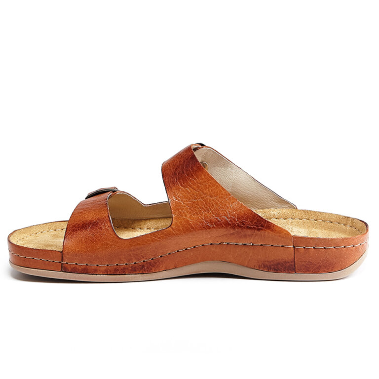 Анатомічні тапочки-сабо чоловічі Leon 703М коричневі