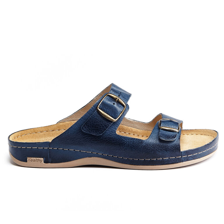 Анатомічні тапочки-сабо чоловічі Leon 703М сині