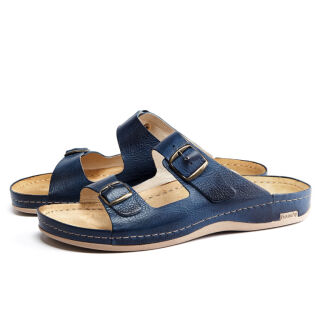 Анатомічні тапочки-сабо чоловічі Leon 703М сині