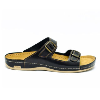 Анатомічні тапочки-сабо чоловічі Leon 703М чорні