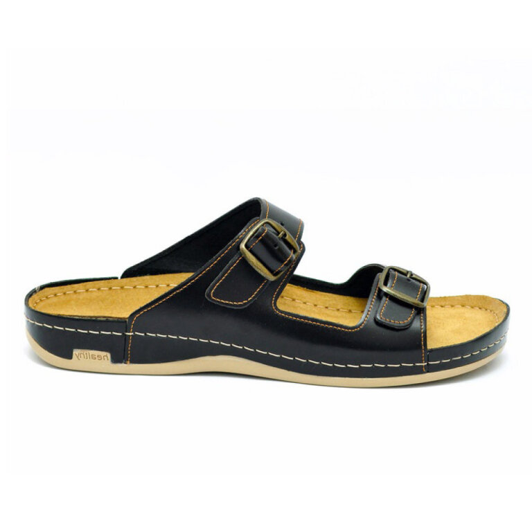 Анатомічні тапочки-сабо чоловічі Leon 703М чорні