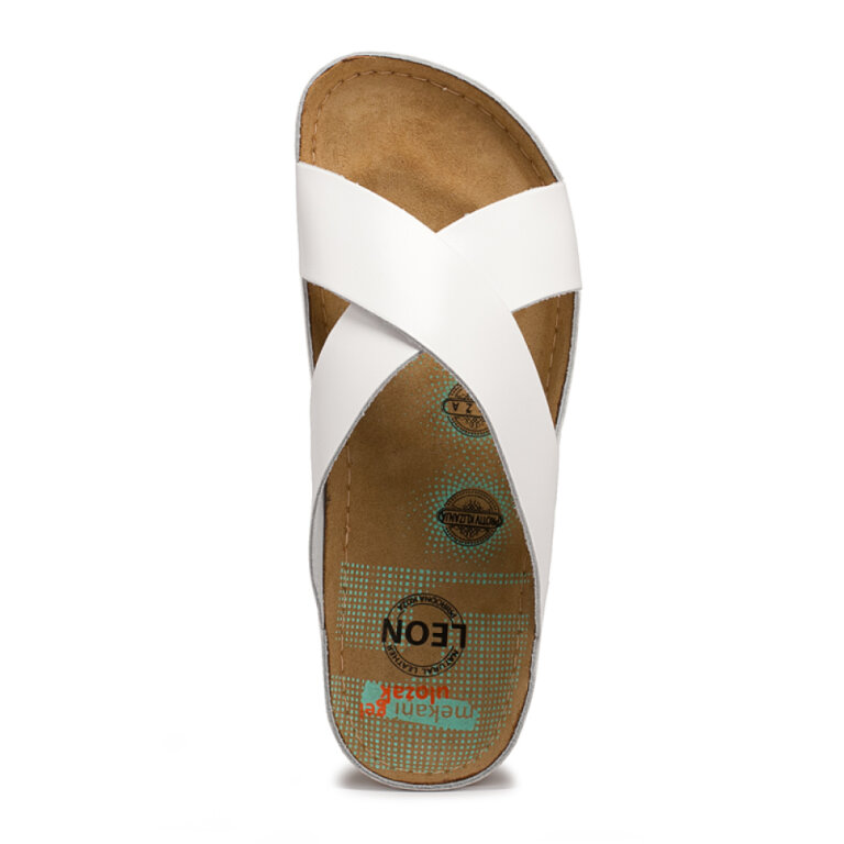 Анатомічні тапочки-сабо чоловічі Leon 705М білі