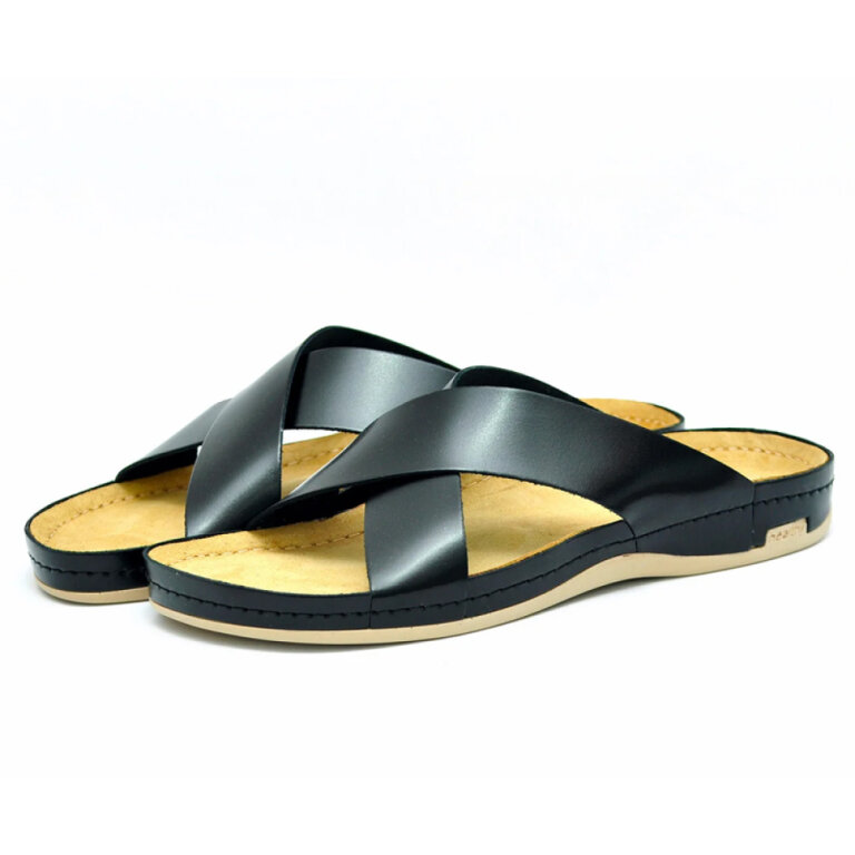 Анатомічні тапочки-сабо чоловічі Leon 705М чорні