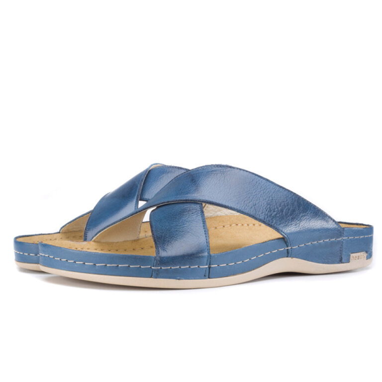 Анатомічні тапочки-сабо чоловічі Leon 706М сині