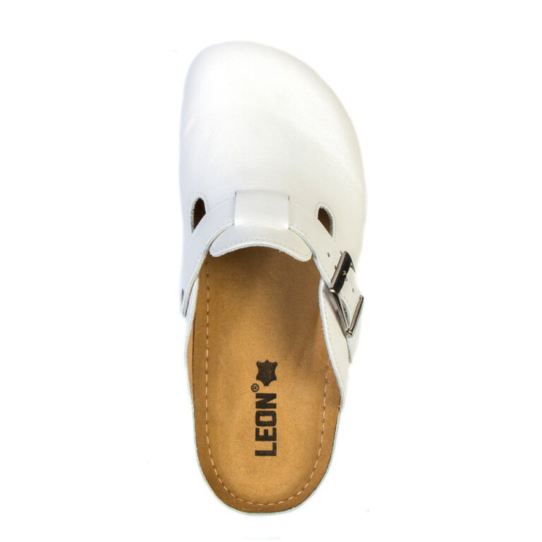 Анатомічні тапочки-сабо чоловічі Leon 707М білі