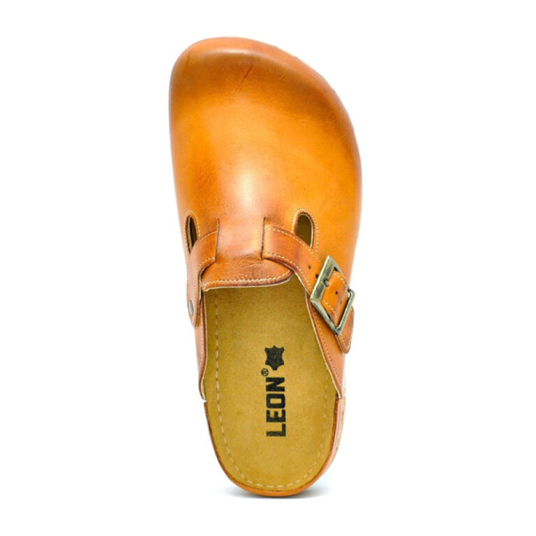 Анатомічні тапочки-сабо чоловічі Leon 707М коричневі