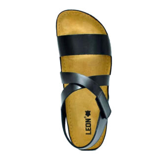 Анатомічні тапочки-сабо чоловічі Leon 710М чорні