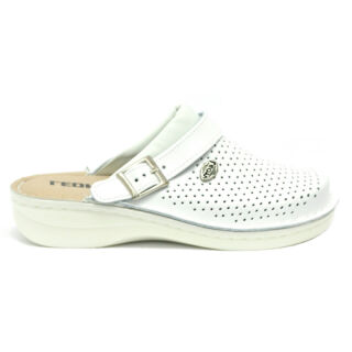 Анатомічні тапочки-сабо чоловічі Leon V202М білі