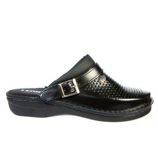 Анатомічні тапочки-сабо чоловічі Leon V202М чорні