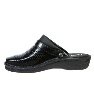 Анатомічні тапочки-сабо чоловічі Leon V202М чорні