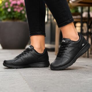 Ортопедические кроссовки Diawin Modern Charcoal Black для широкой полноты и чувствительной кожи/диабетической стопы