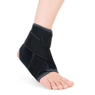 Роз'ємний гомілковостопний бандаж з бавовною Ortop ES-952