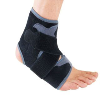 Роз'ємний гомілковостопний бандаж з силіконовими вставками Ortop ES-964