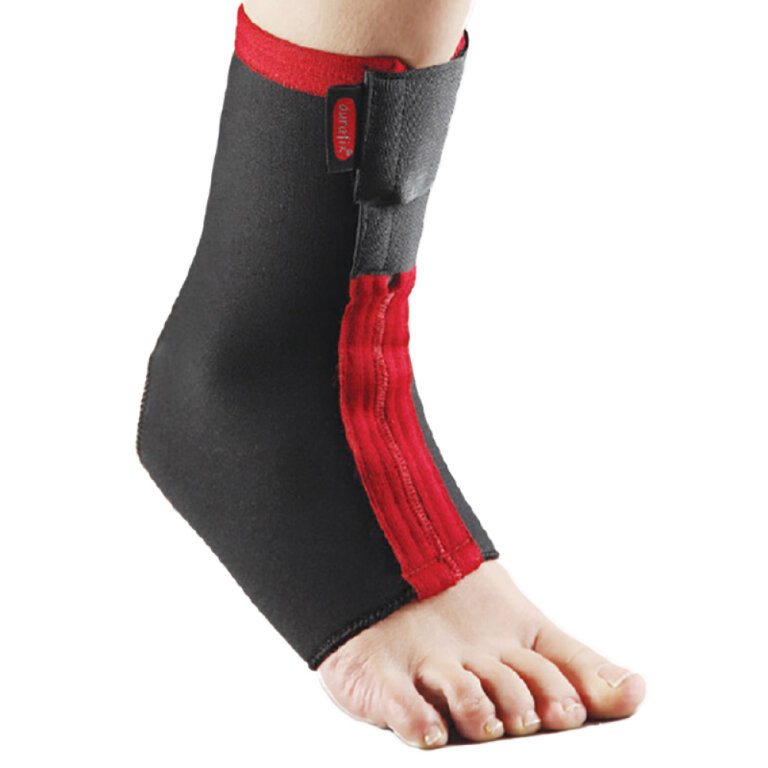 Неопреновый голеностопный бандаж Aurafix 401 эластичный