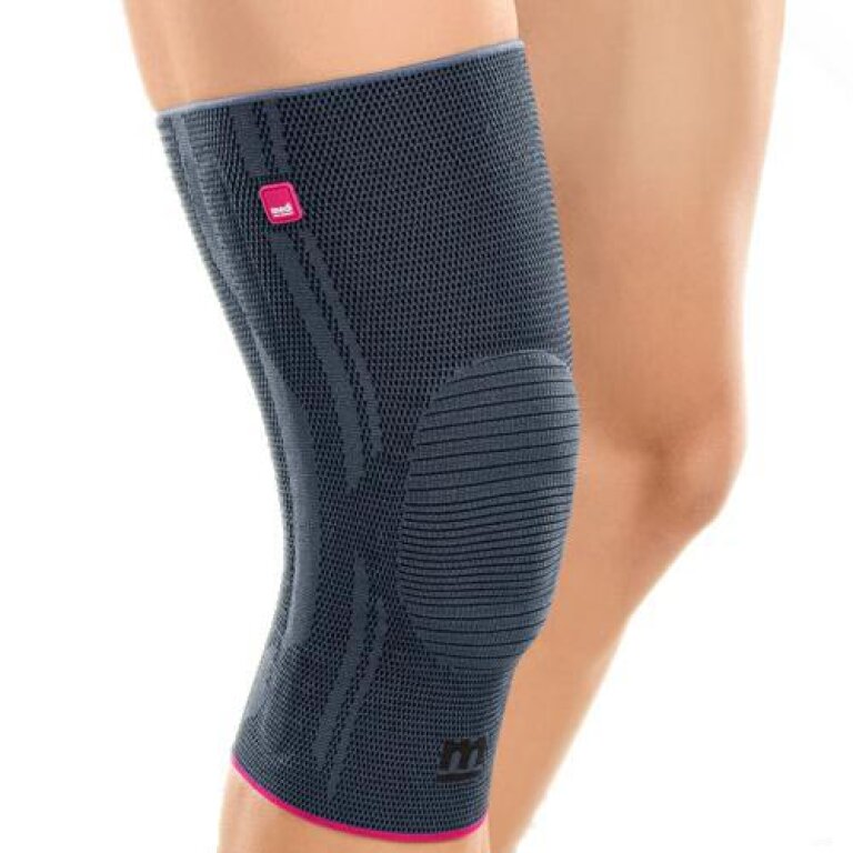 Наколенник Medi Genumedi с силиконовым кольцом для надколенника, серый