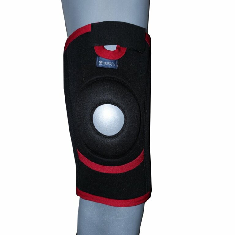 Неопреновий наколінник Aurafix (Аурафікс) 102 з 4 ребрами жорсткості, при посттравматичних болях