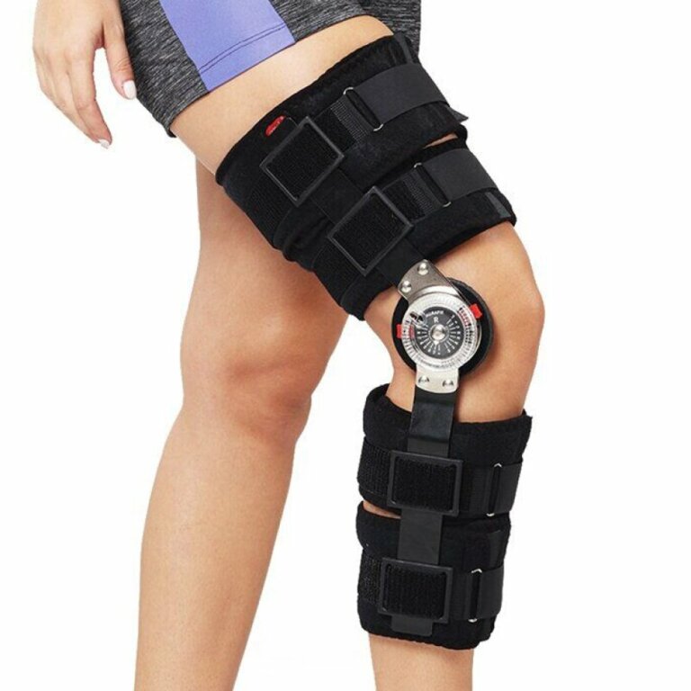 Ортез Aurafix (Аурафикс) 745 с регулировкой угла сгибания, 47 см