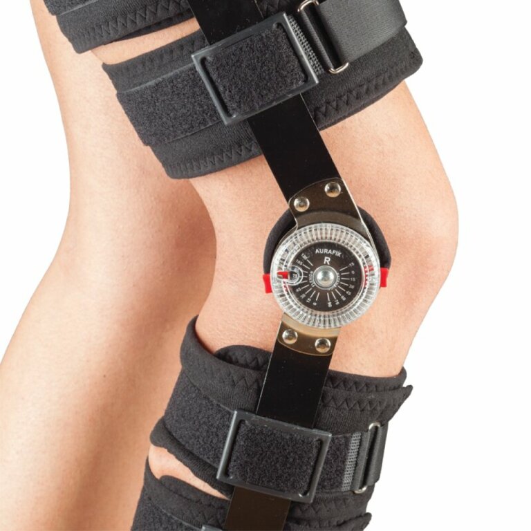 Ортез Aurafix (Аурафикс) 745 с регулировкой угла сгибания, 47 см