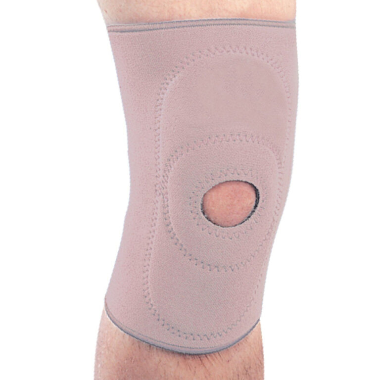 Бандаж на колінний суглоб неопреновий з пателярним кільцем Ortop NS-703