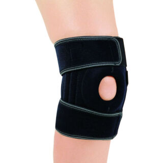 Роз'ємний короткий наколінник з силіконовим кільцем та бавовною Ortop ES-7A60