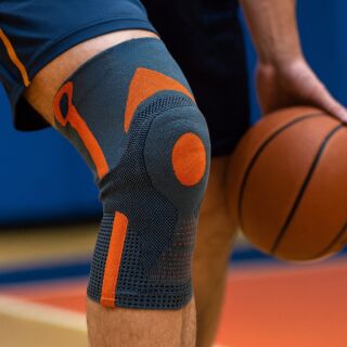 Бандаж на колено Thuasne 0355 при растяжении связок, при разрыве связок, при боли в колене, эластичный наколенник для коленного сустава