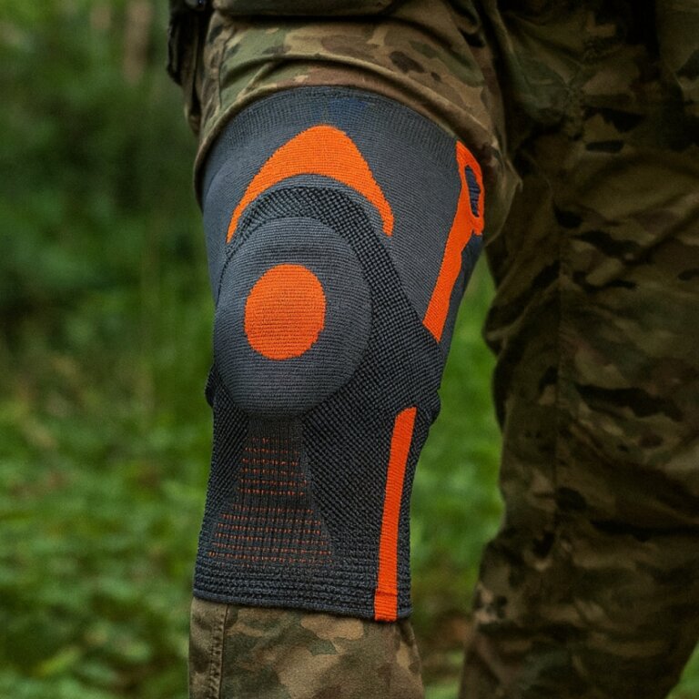 Бандаж на колено Thuasne 0355 при растяжении связок, при разрыве связок, при боли в колене, эластичный наколенник для коленного сустава