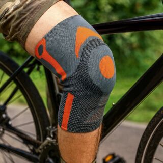 Бандаж на колено Thuasne 0355 при растяжении связок, при разрыве связок, при боли в колене, эластичный наколенник для коленного сустава