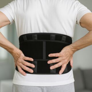 Бандаж для спини Aurafix 3202 неопреновий, попереково-крижовий (Аурафікс)