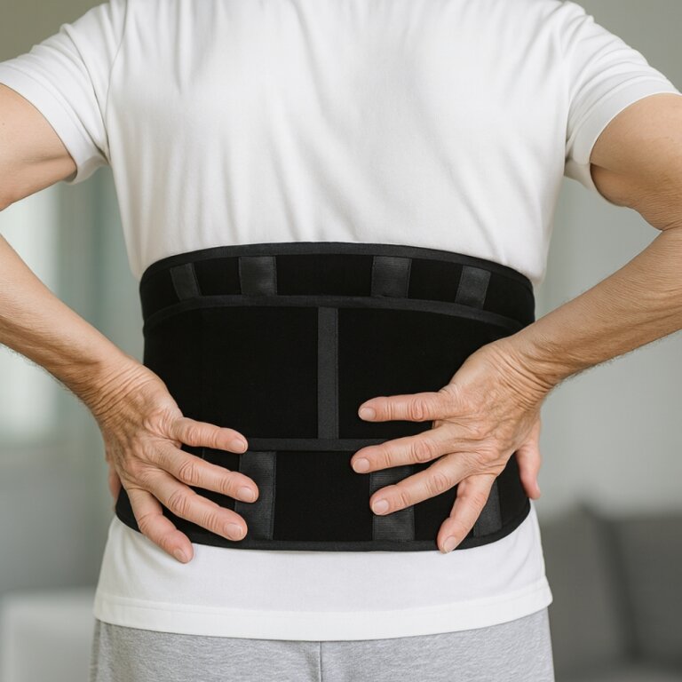 Бандаж для спини Aurafix 3202 неопреновий, попереково-крижовий (Аурафікс)