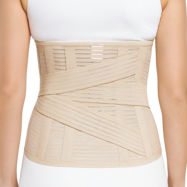 Бандаж для попереку Aurafix AO-80 з ременем, попереково-крижовий, 32 см