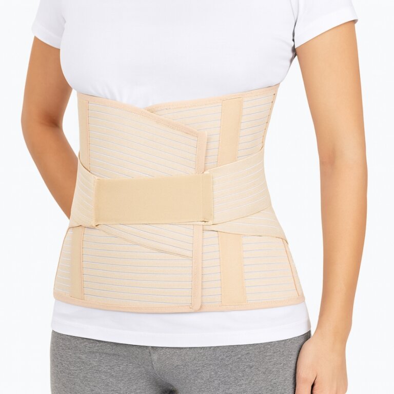 Бандаж для попереку Aurafix AO-80 з ременем, попереково-крижовий, 32 см