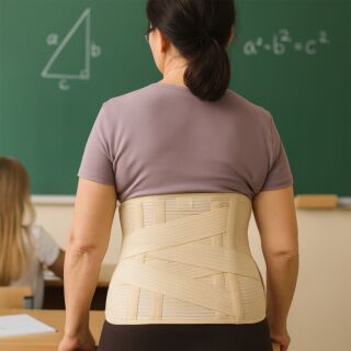 Бандаж для попереку Aurafix AO-80 з ременем, попереково-крижовий, 32 см