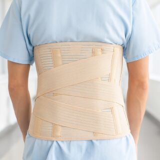 Бандаж для попереку Aurafix AO-80 з ременем, попереково-крижовий, 32 см