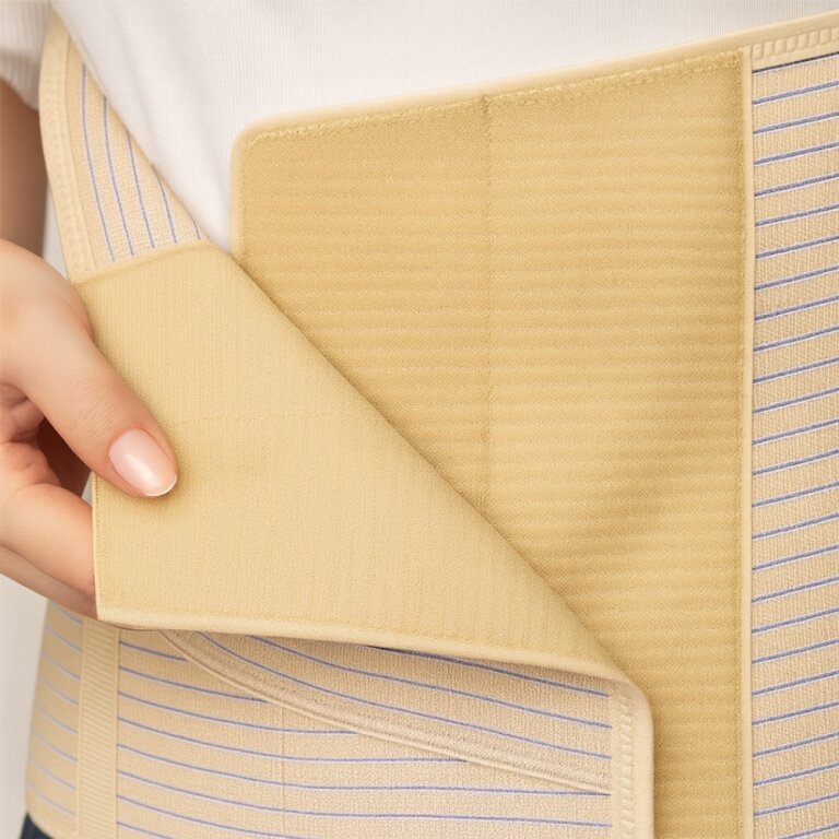 Бандаж для попереку Aurafix AO-80 з ременем, попереково-крижовий, 32 см