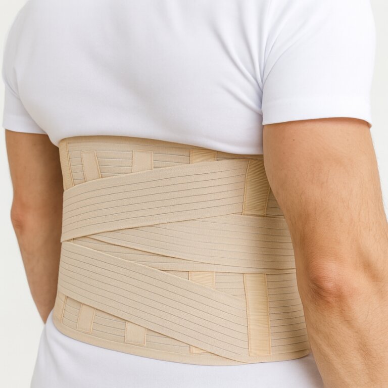 Ортопедический пояс для спины Aurafix AO-60 с ремнем, 26 см