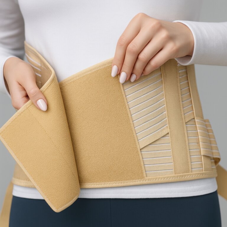 Ортопедический пояс для спины Aurafix AO-60 с ремнем, 26 см