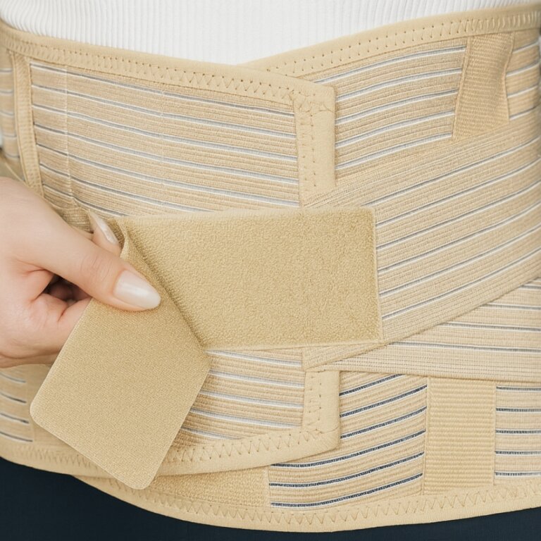 Ортопедический пояс для спины Aurafix AO-60 с ремнем, 26 см