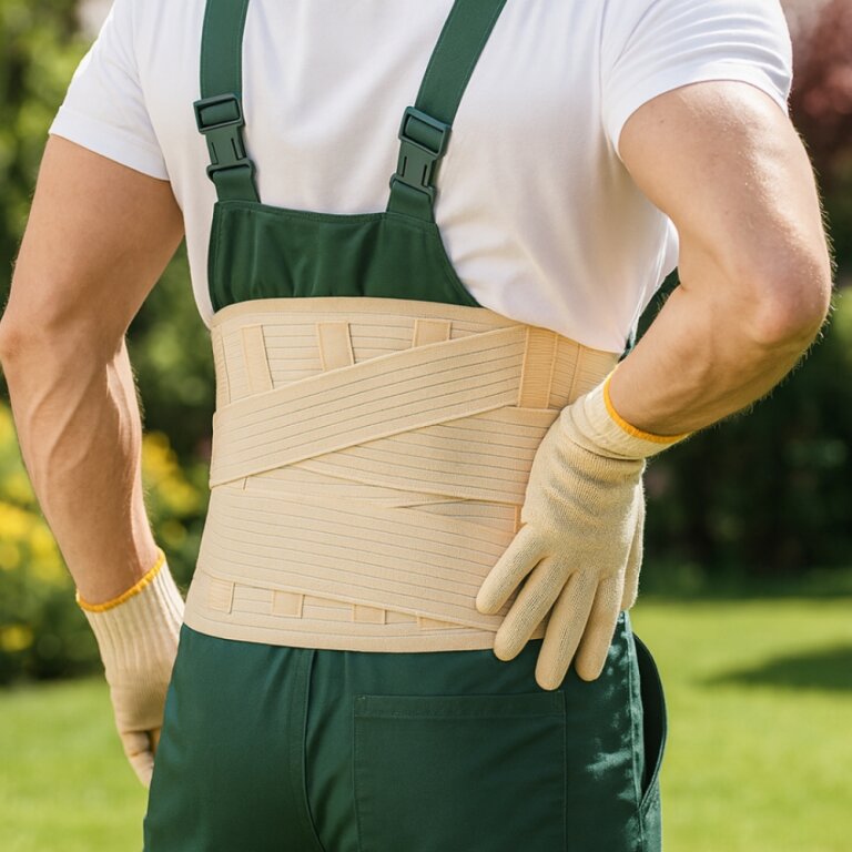 Ортопедический пояс для спины Aurafix AO-60 с ремнем, 26 см