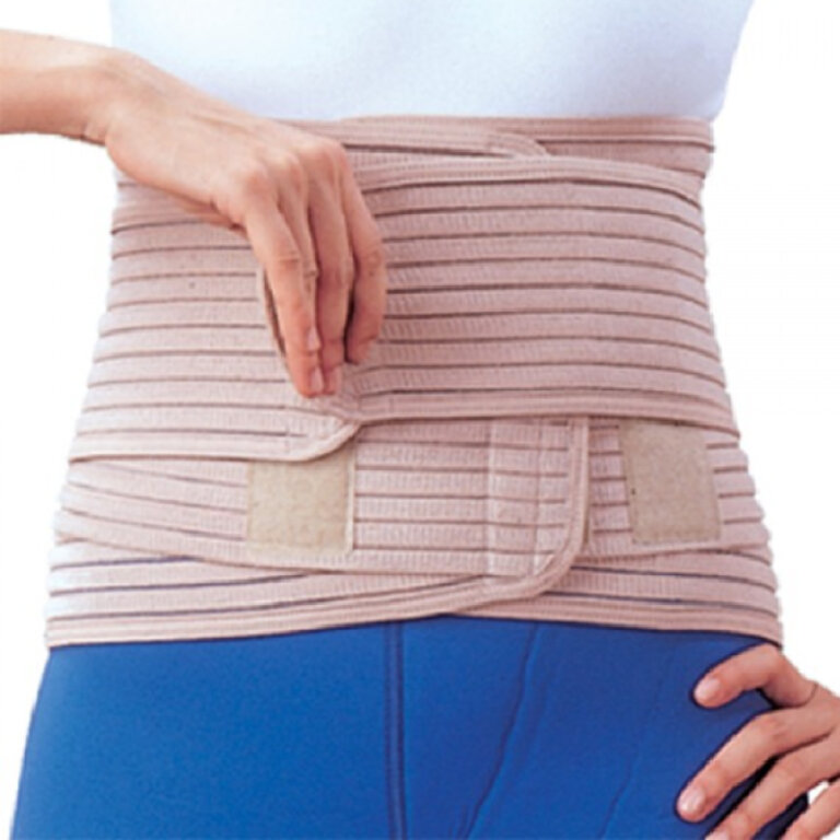 Бандаж для спины согревающий с 6-ю ребрами жесткости Ortop EB-537