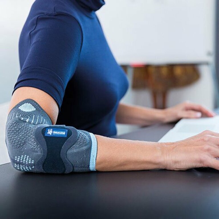 Бандаж Thuasne Silistab Epi (Тюан) 2305 02 для лечения эпикондилита локтевого сустава