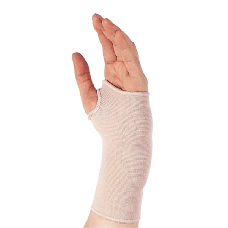 Еластичний бандаж на зап'ястя з гелевою вставкою Ortop ES-404 на ліву руку