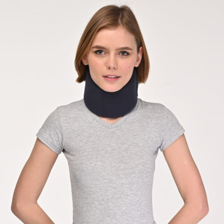 Бандаж для шеи Реабилитимед Ортез-2В-1 (75 мм; 90 мм; 110 мм) COMFORT графитовый