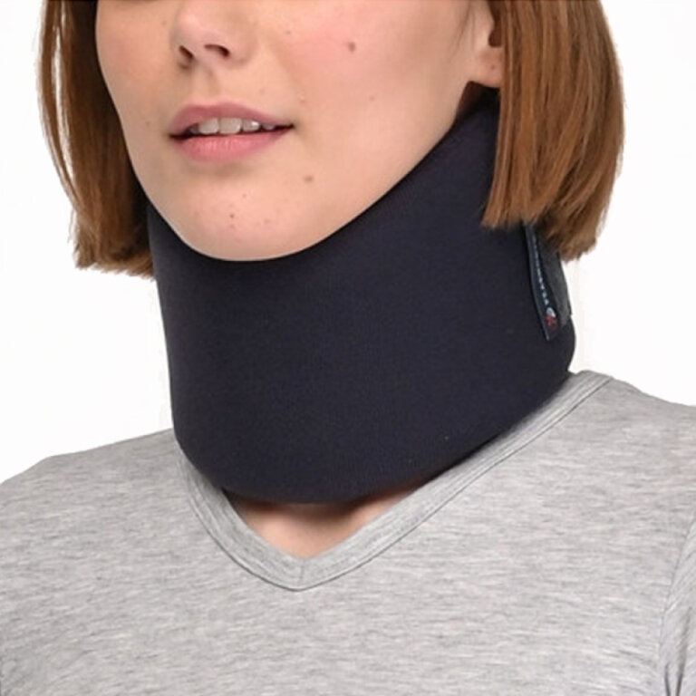 Бандаж для шеи Реабилитимед Ортез-2В-1 (75 мм; 90 мм; 110 мм) COMFORT графитовый