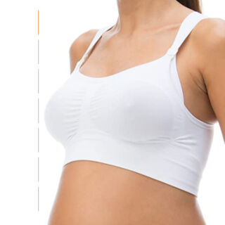 Безшовний бюстгальтер для годування з застібками на широких бретельках Relaxsan Maternity