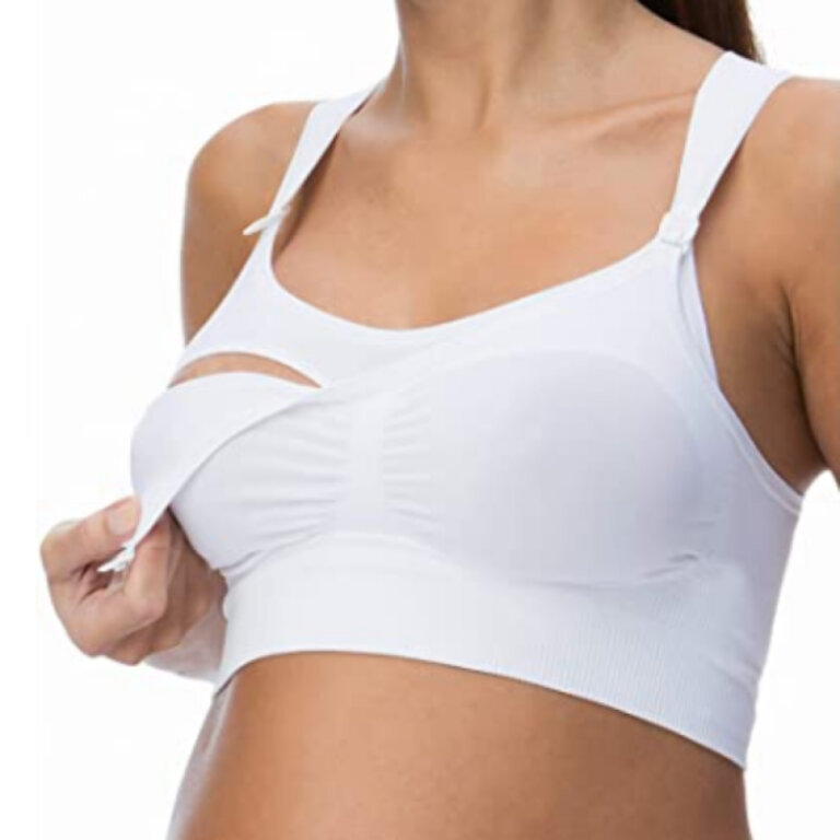 Безшовний бюстгальтер для годування з застібками на широких бретельках Relaxsan Maternity