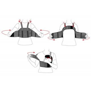 Бандаж для фиксации грудной клетки Торос-груп 155 женский пористый