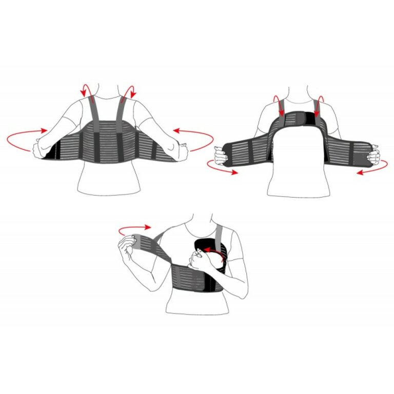 Бандаж для фиксации грудной клетки Торос-груп 155 женский пористый