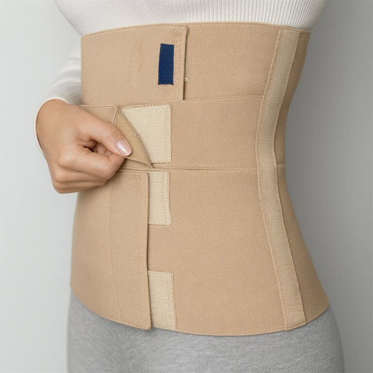 Бандаж для живота з регульованими вставками Aurafix LC-2035