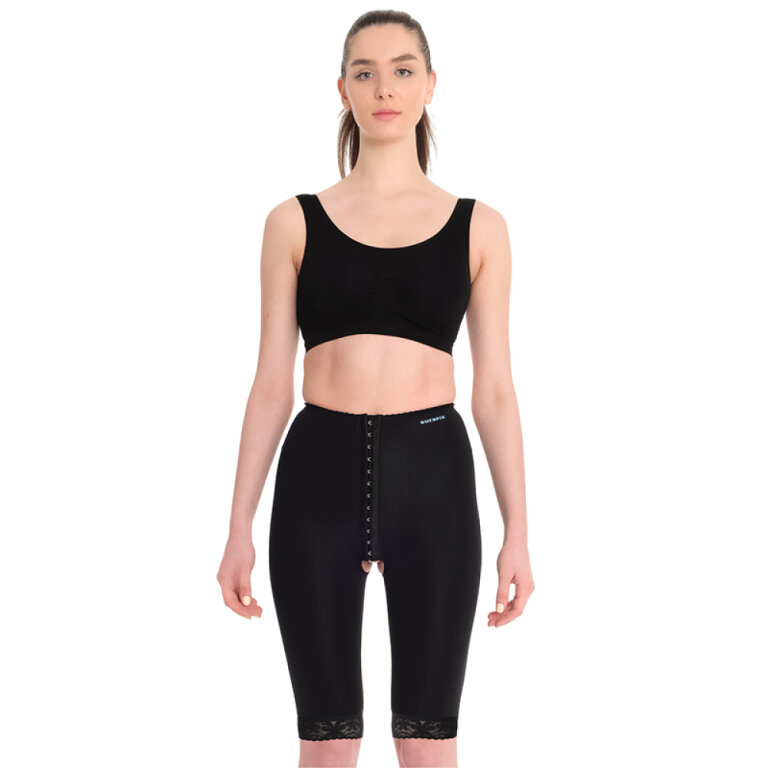 Компрессионные бриджи после липосакции Aurafix LC-1500 черные