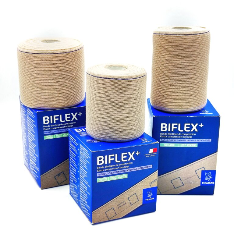 Бинт 16+ Thuasne Biflex градуированный эластичный компрессионный средней растяжимости